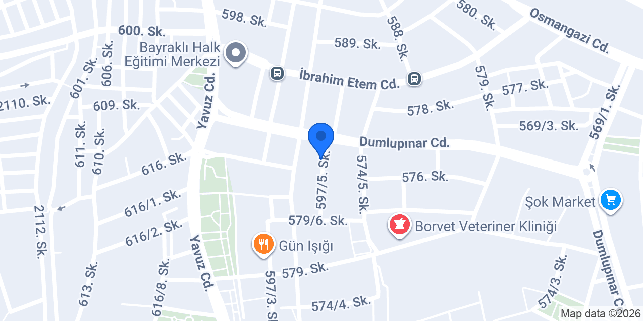 Bilset Okulları konumu