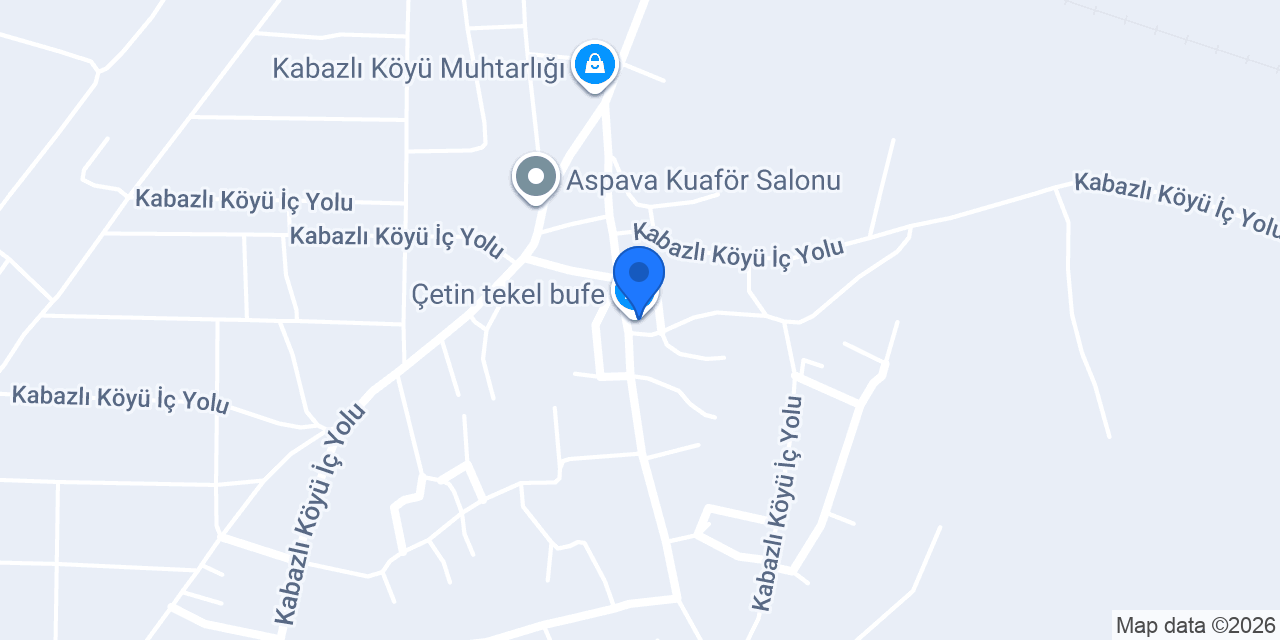 Çetin tekel bufe konumu