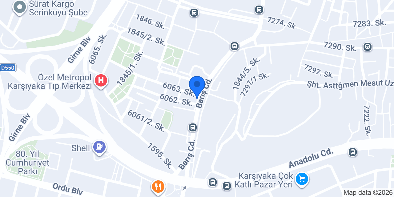 ŞENGÜL TERZİ ve ÜTÜ EVİ konumu