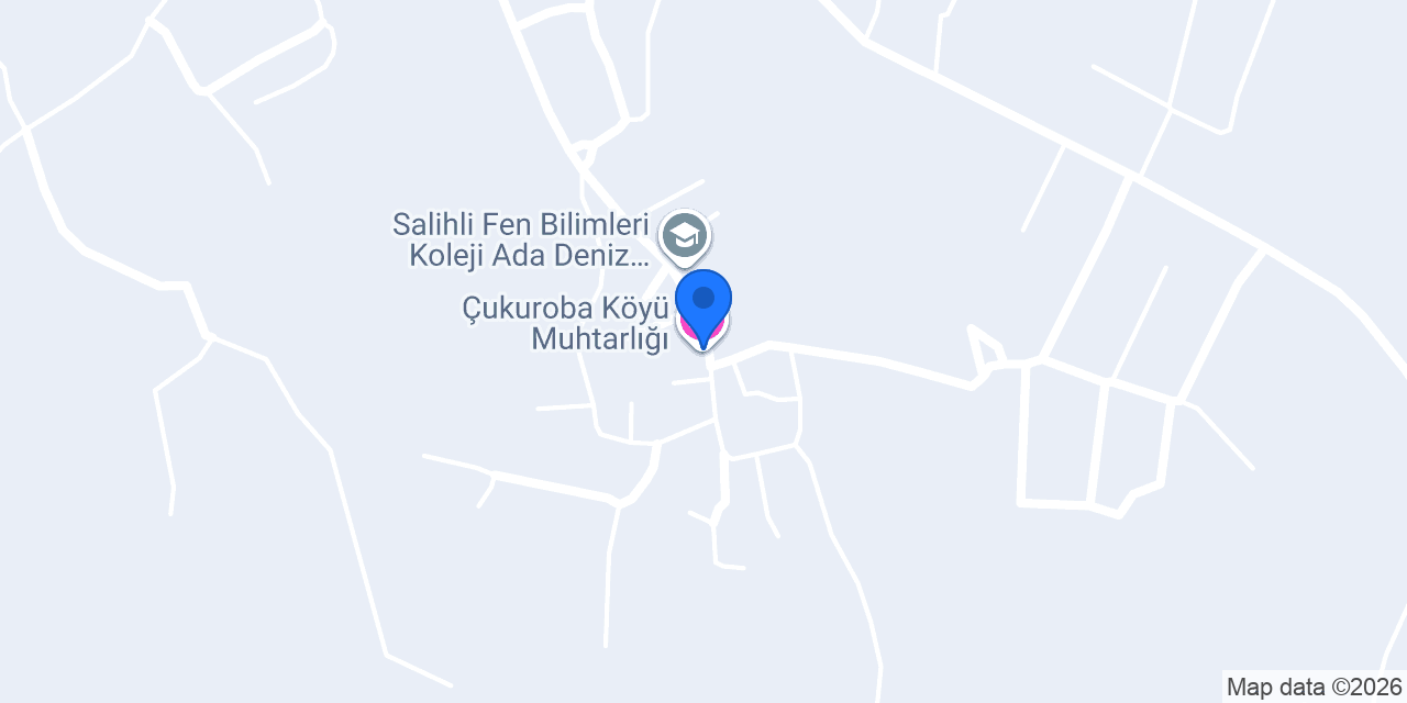 Çukuroba Köyü Muhtarlığı konumu