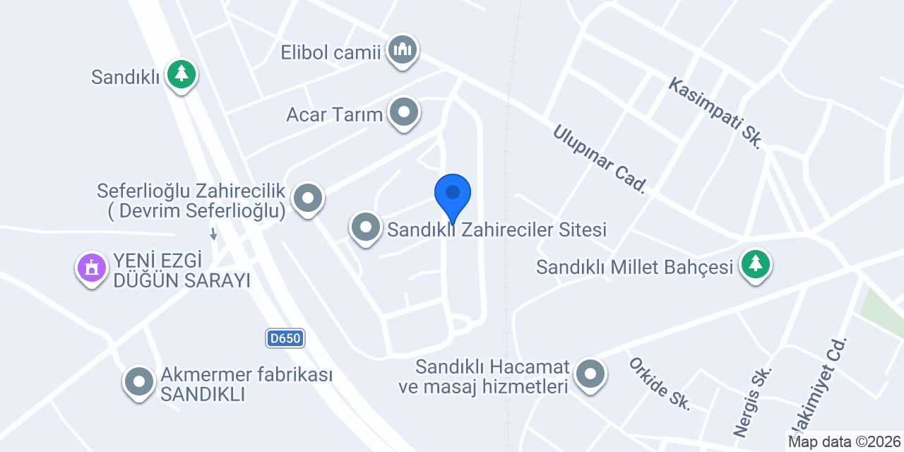 AKTÜRK TARIM konumu