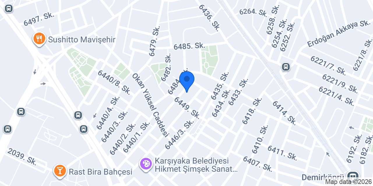 Smyrnart Çini Atölyesi konumu