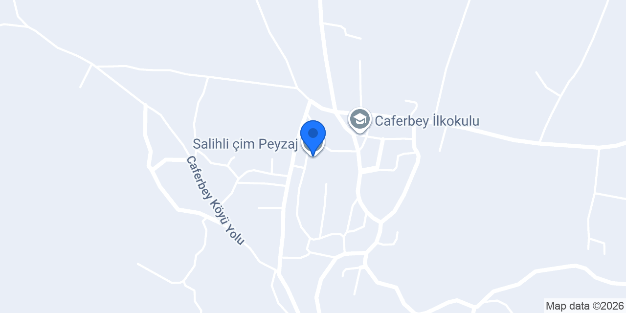 Salihli çim Peyzaj konumu