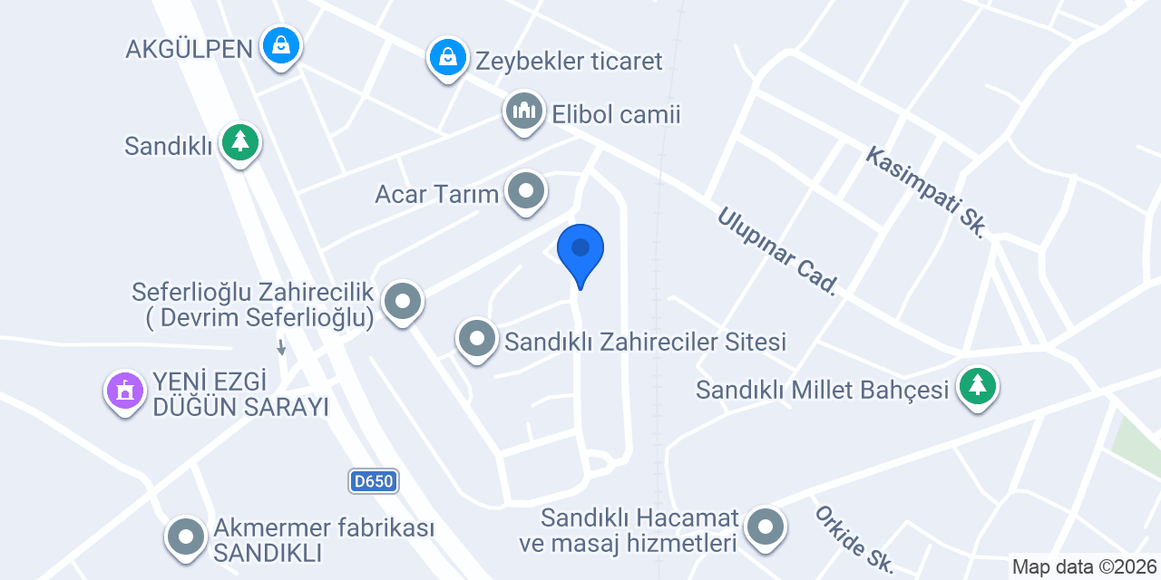Afyon Tarım konumu