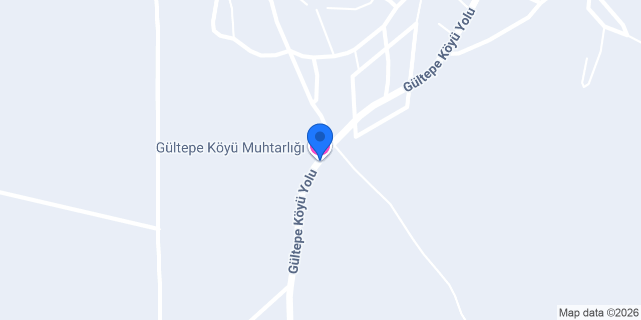 Gültepe Köyü Muhtarlığı konumu