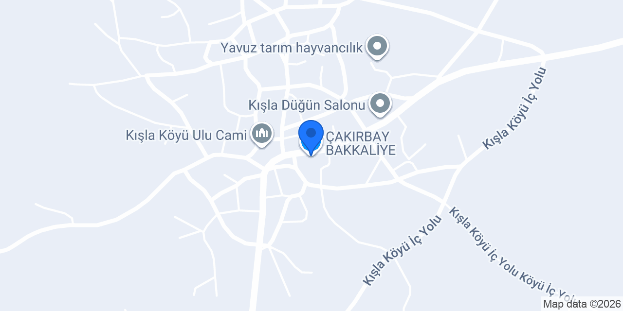 ÇAKIRBAY BAKKALİYE konumu