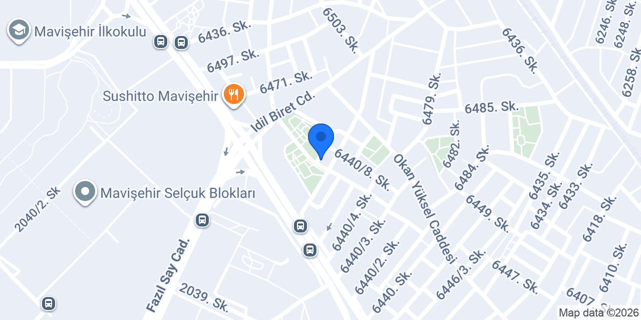 MD Veteriner Kliniği konumu
