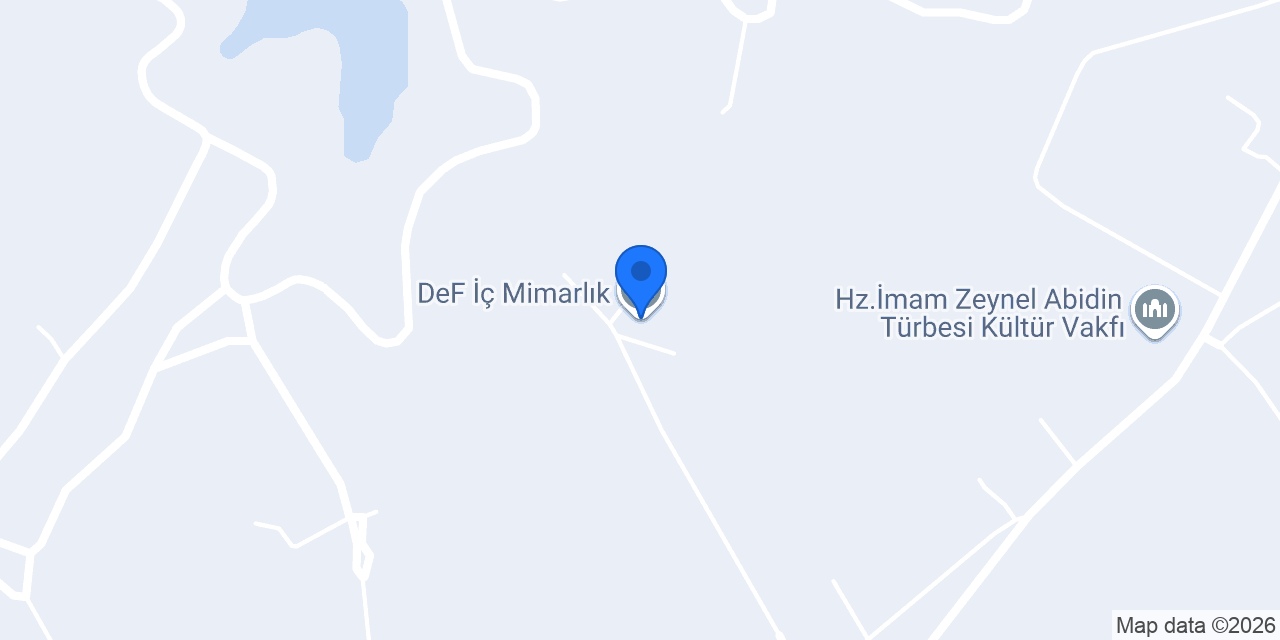 DeF İç Mimarlık konumu