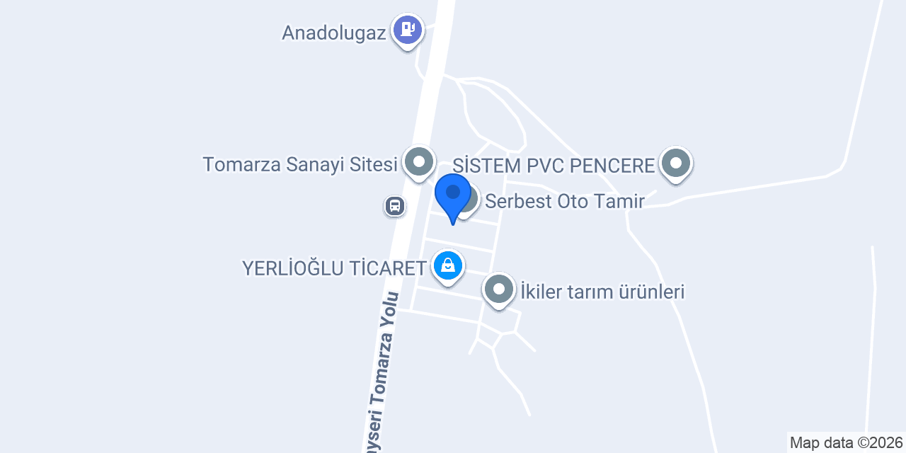 Özdamarlar Tarım Makinaları konumu