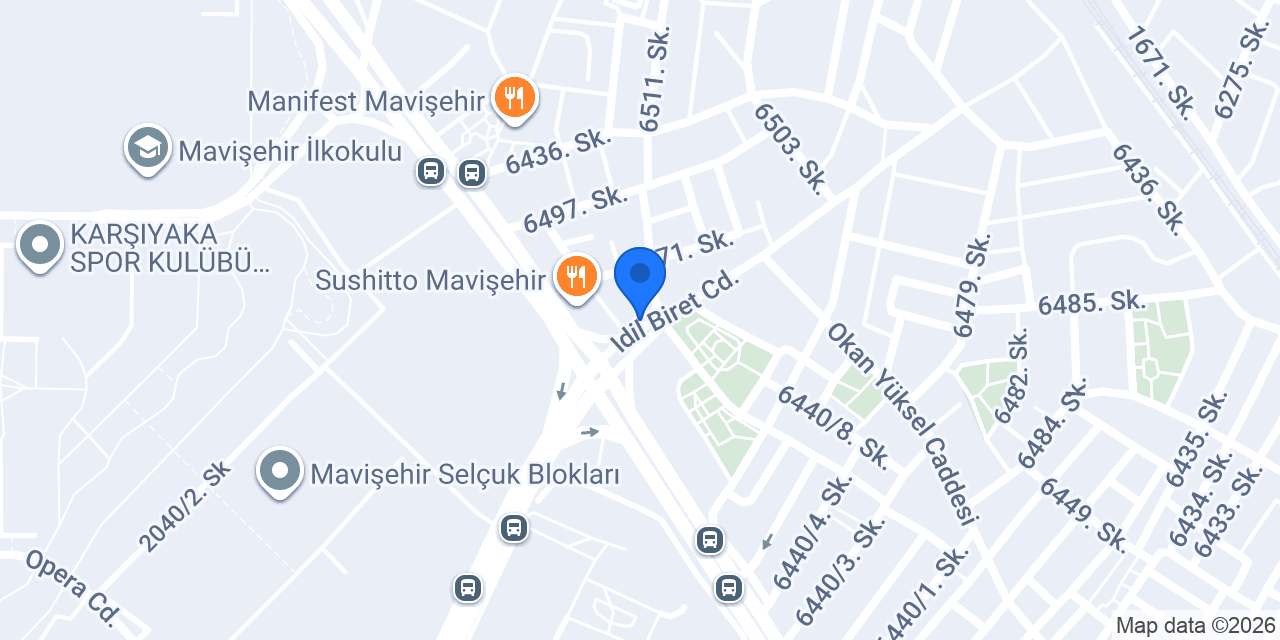 Marlen Hotel Mavişehir konumu