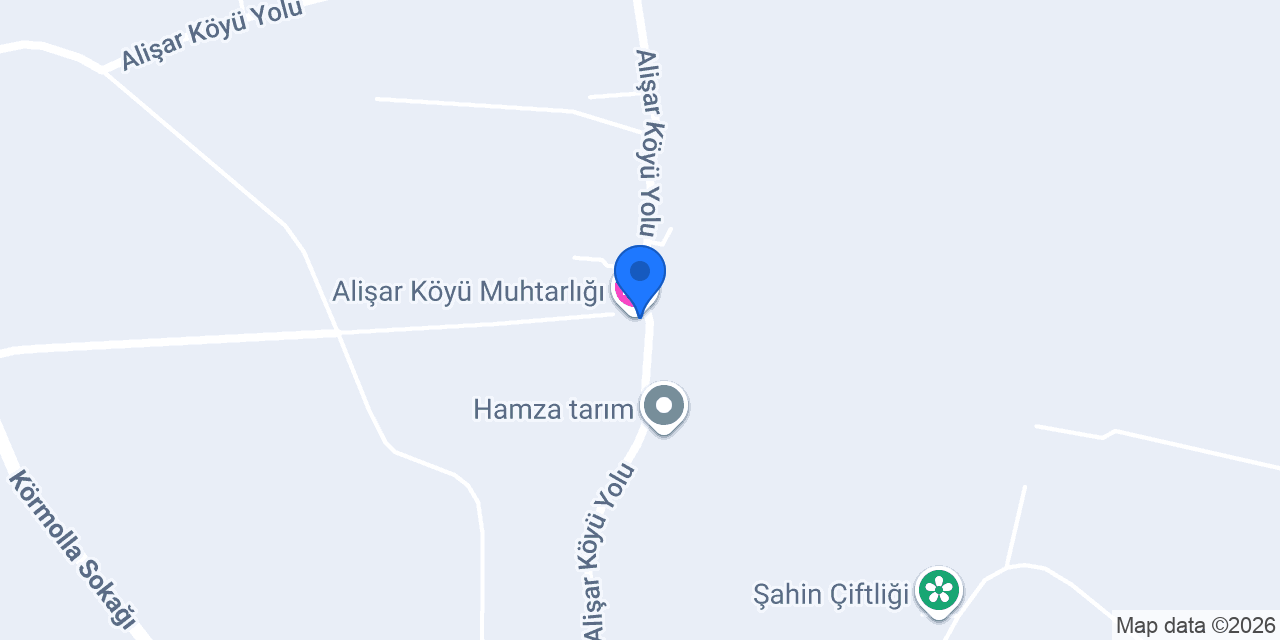 Alişar İlköğretim Okulu konumu