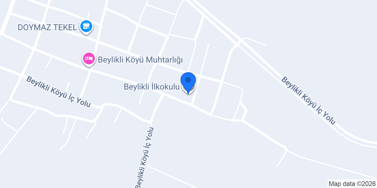 Beylikli İlkokulu konumu