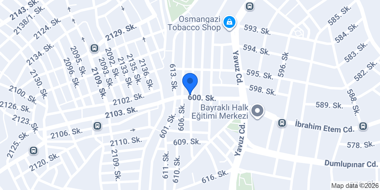 Büşra Günay Training Studio İzmir konumu