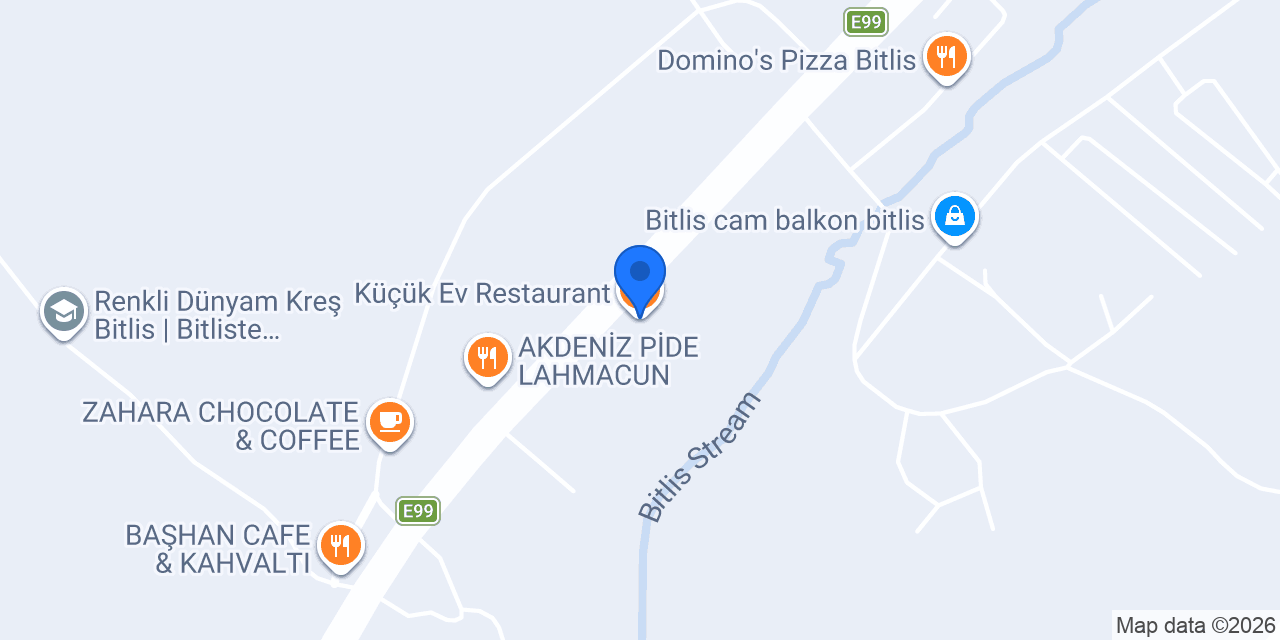 Küçük Ev Restaurant konumu