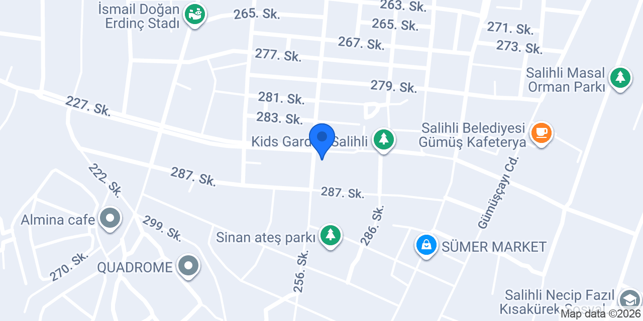 Özel Mutlu Pembe Köşk Anaokulu konumu
