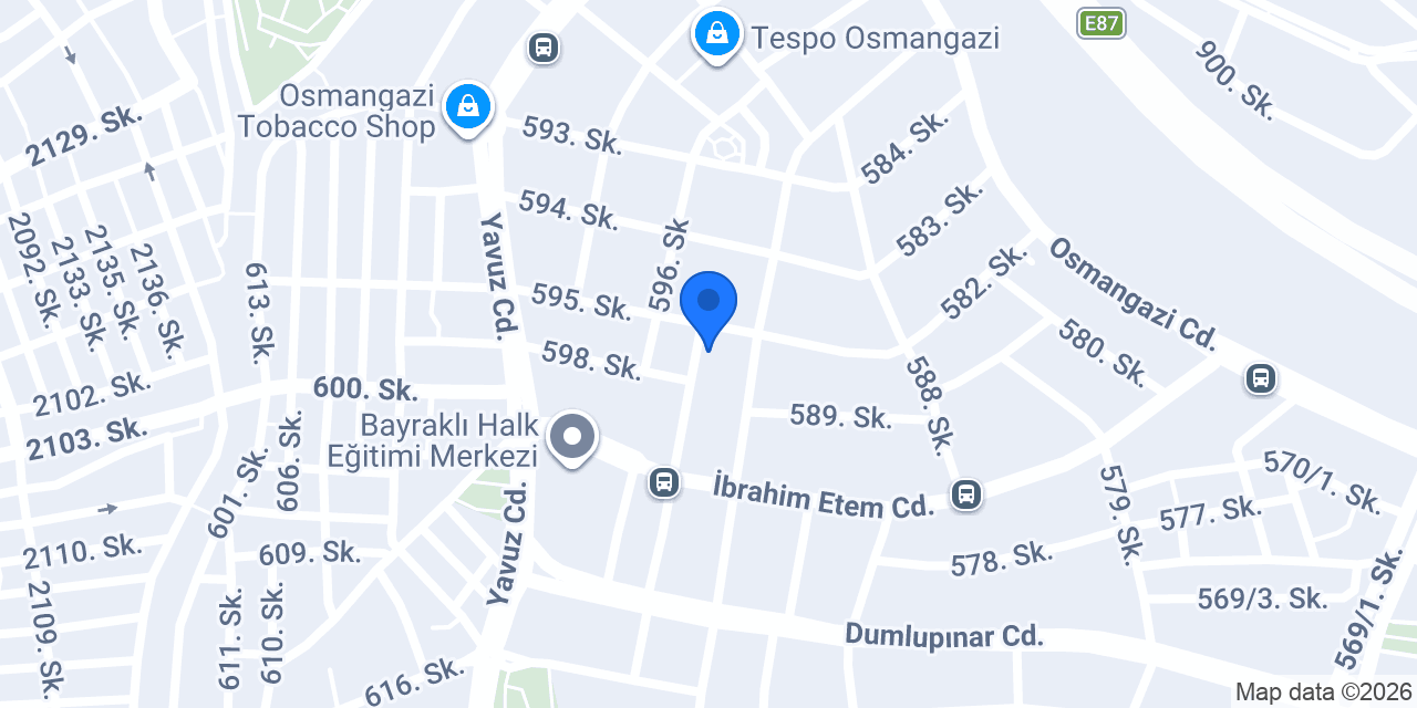 Mavi Eczane konumu