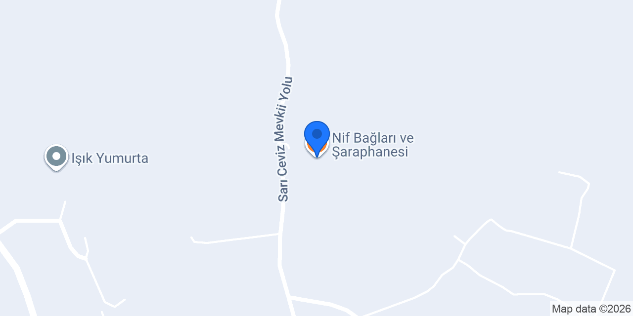 Nif Bağları ve Şaraphanesi konumu