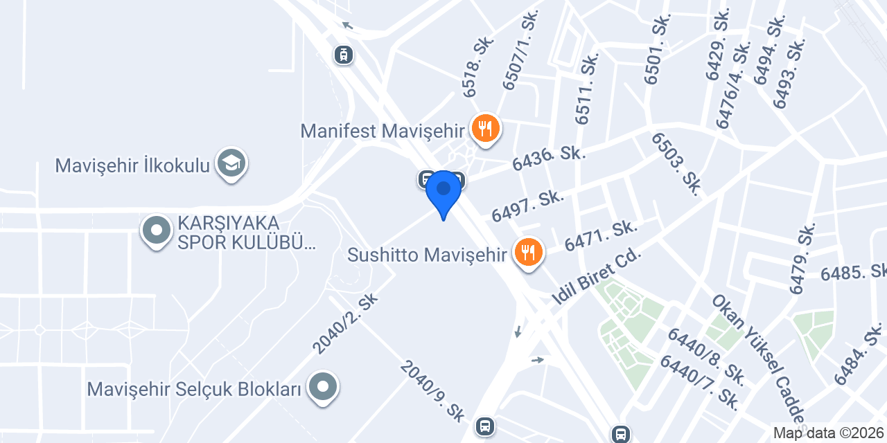 Garanti BBVA Mavişehir Şubesi konumu
