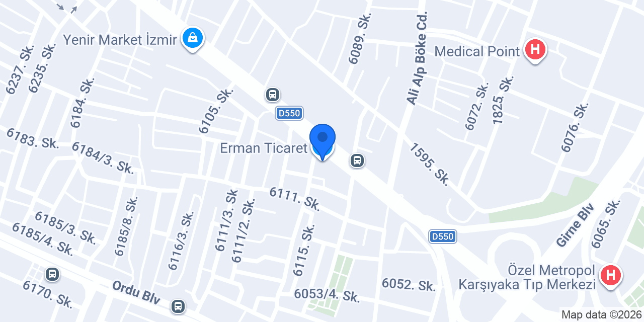 Erman Ticaret konumu