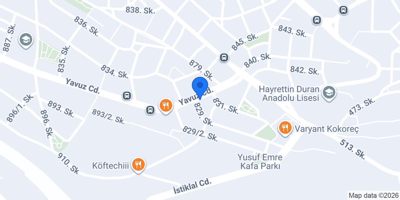 ORUÇLAR AVM konumu