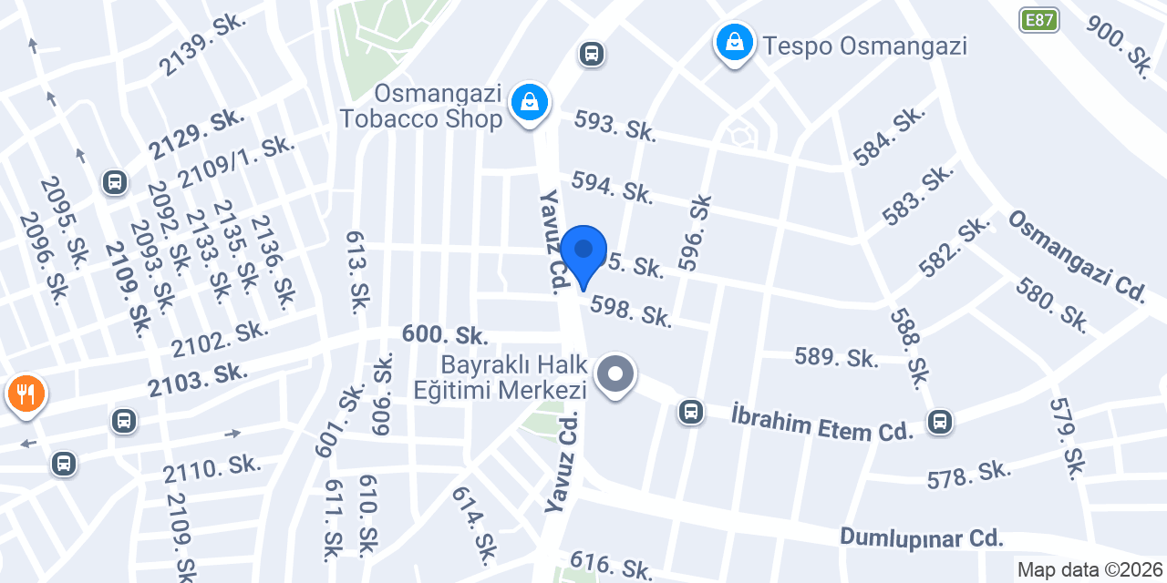 Mahur Eczanesi konumu