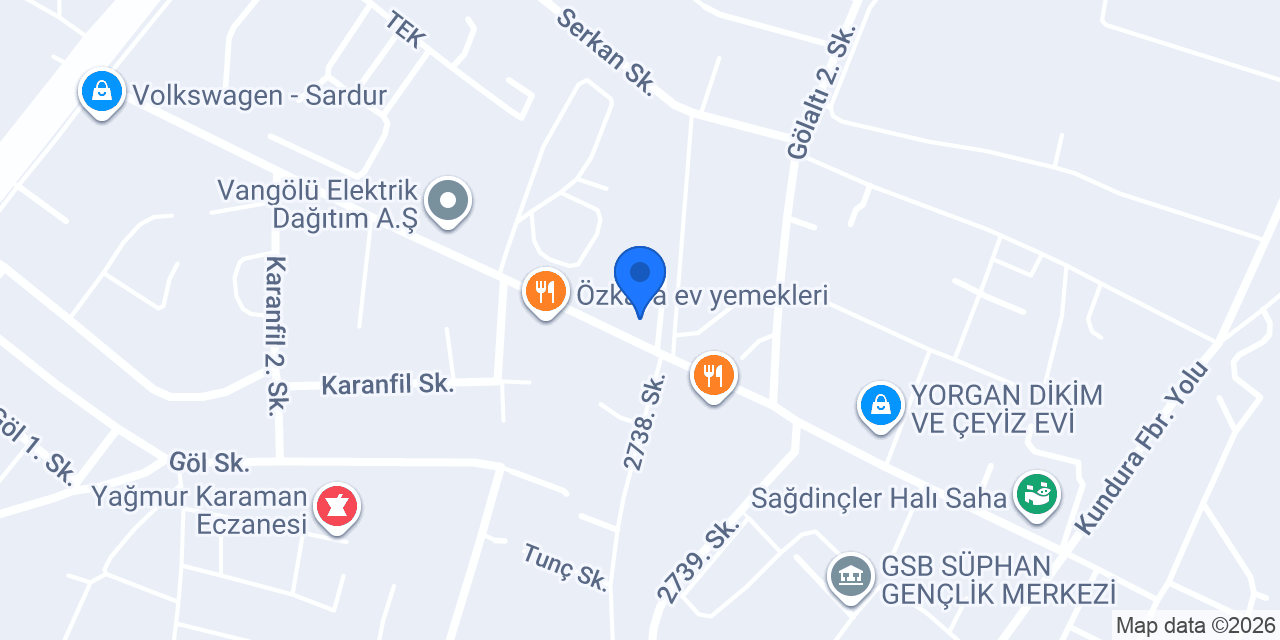 Altınbaş Ticaret - Van konumu