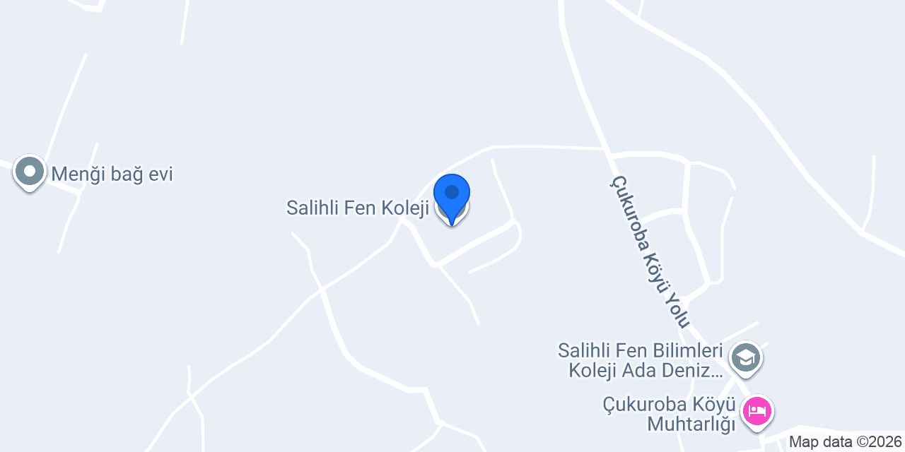 Salihli Fen Koleji konumu