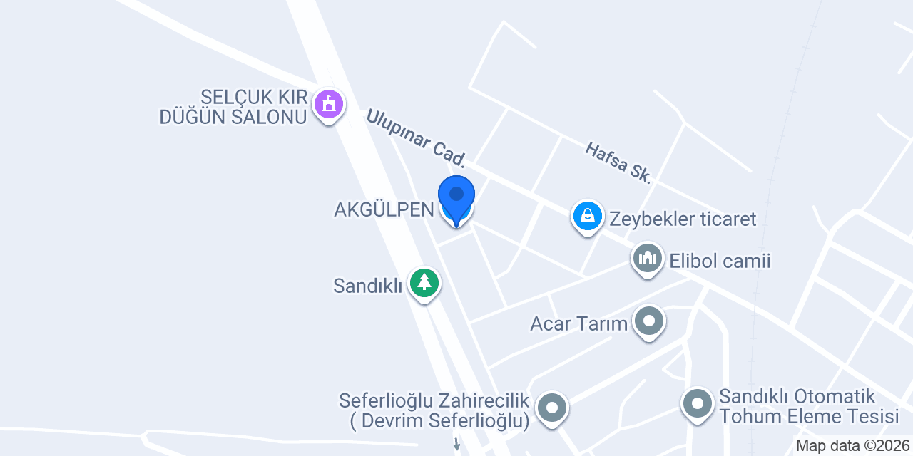 AKGÜLPEN konumu