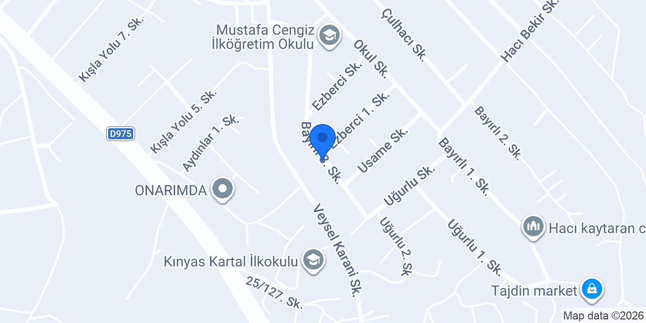Van Sürücü Kursu konumu