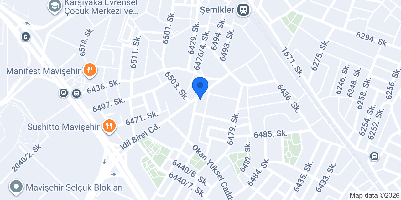 Mavişehir Akademi VIP konumu