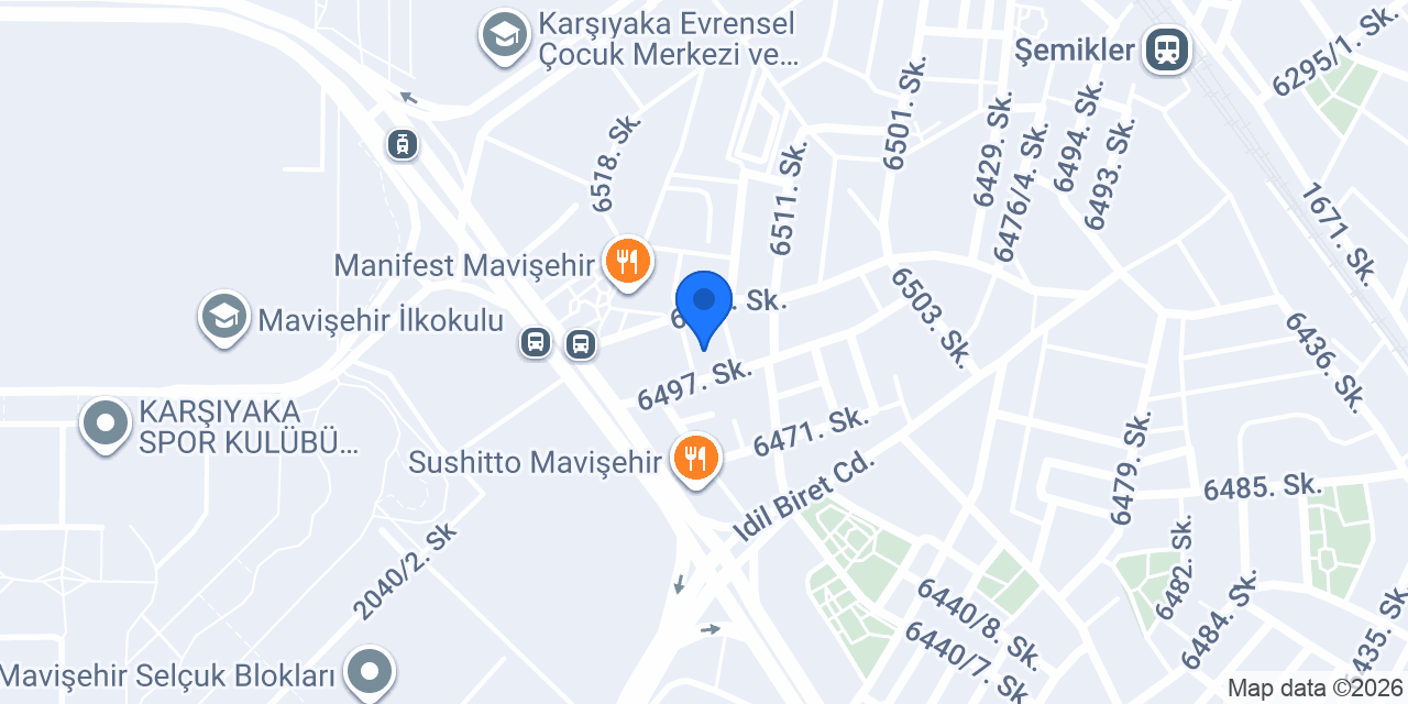 Atölye Mantı konumu