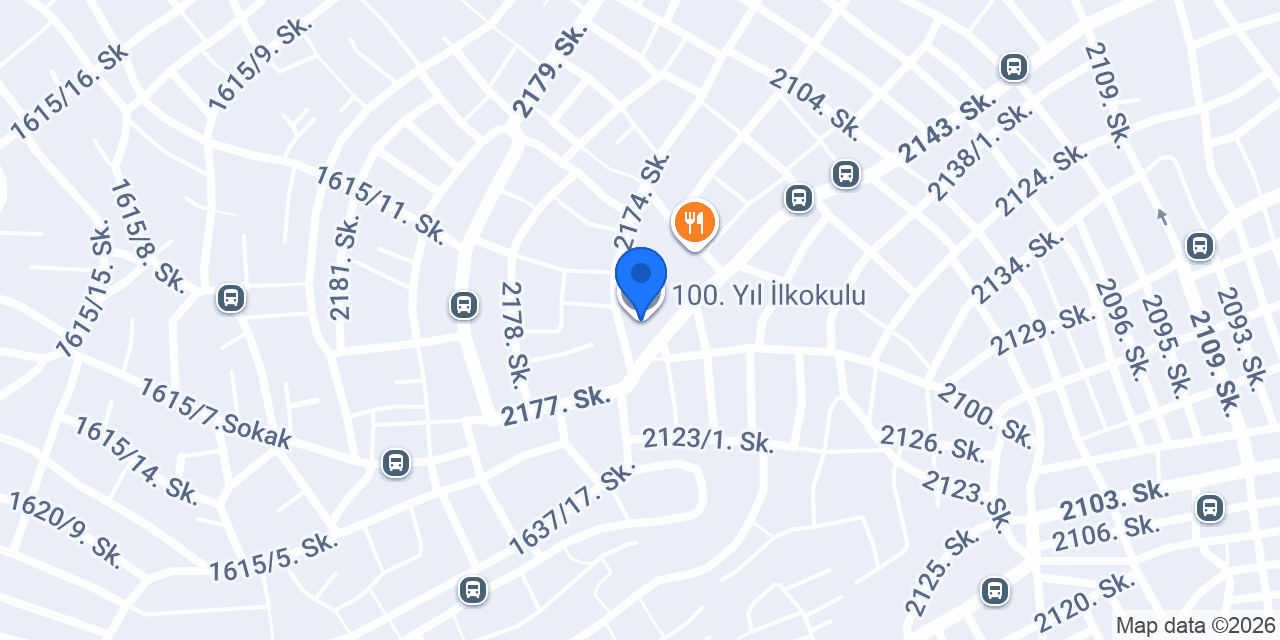 100. Yıl İlkokulu konumu