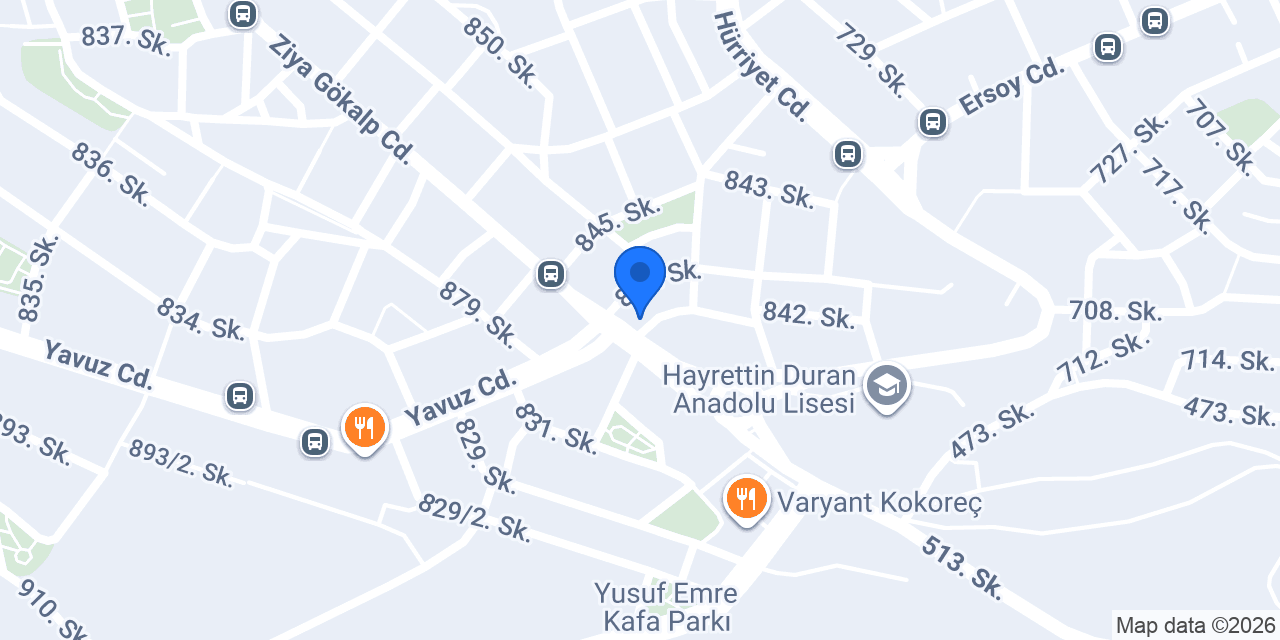 Tunay Veteriner Kliniği konumu