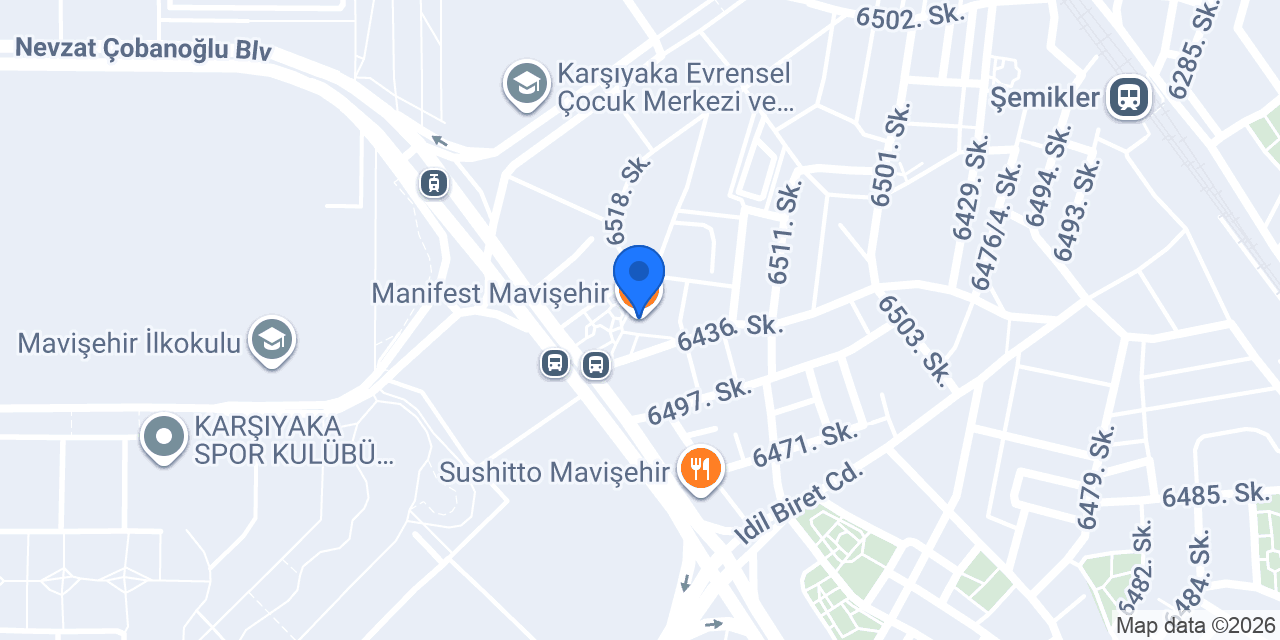 Manifest Mavişehir konumu