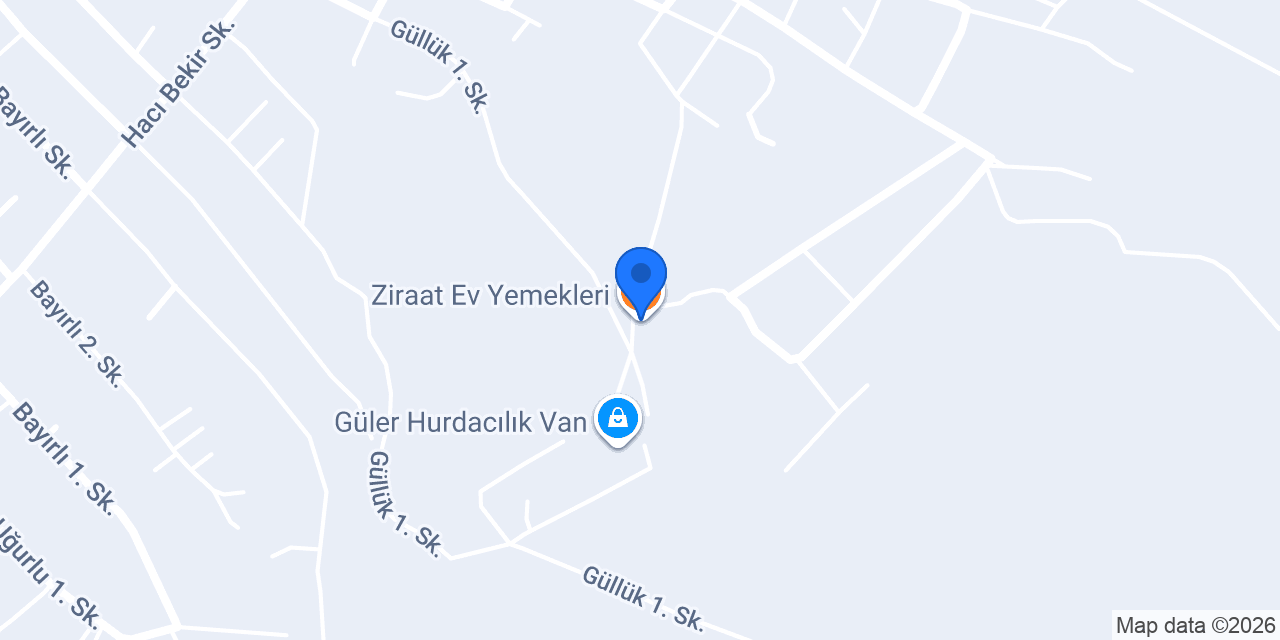 Ziraat Ev Yemekleri konumu