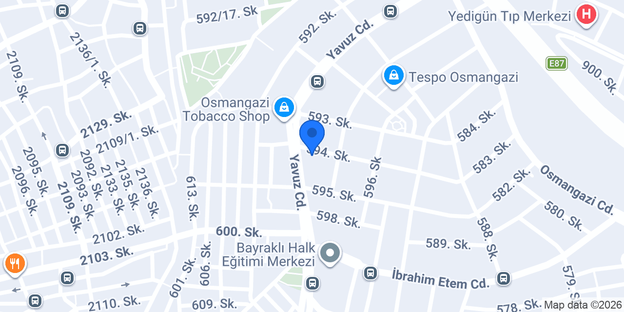 ALO DİYET İZMİR konumu