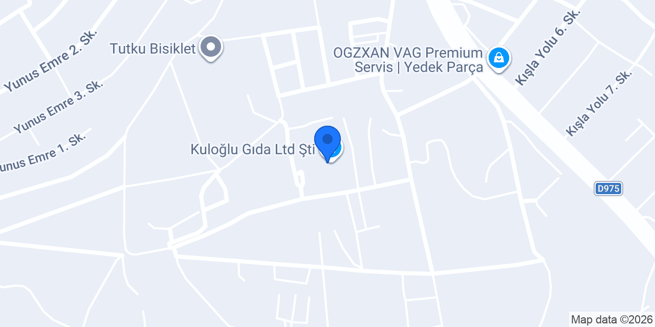 Kuloğlu Gıda Ltd Şti konumu