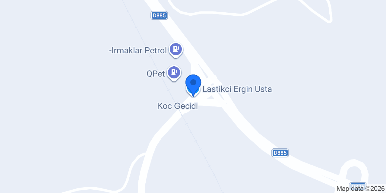 Lastikci Ergin Usta konumu