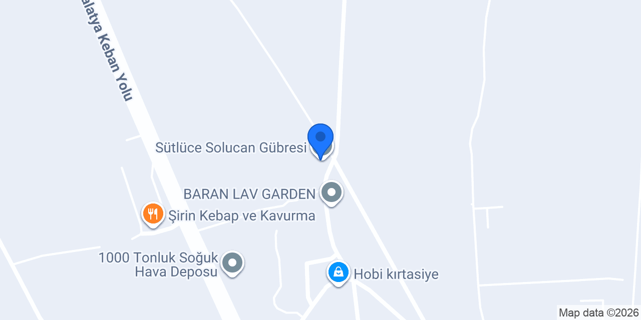Sütlüce Solucan Gübresi konumu
