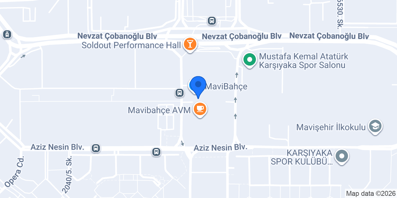 Enplus Mavibahçe AVM konumu