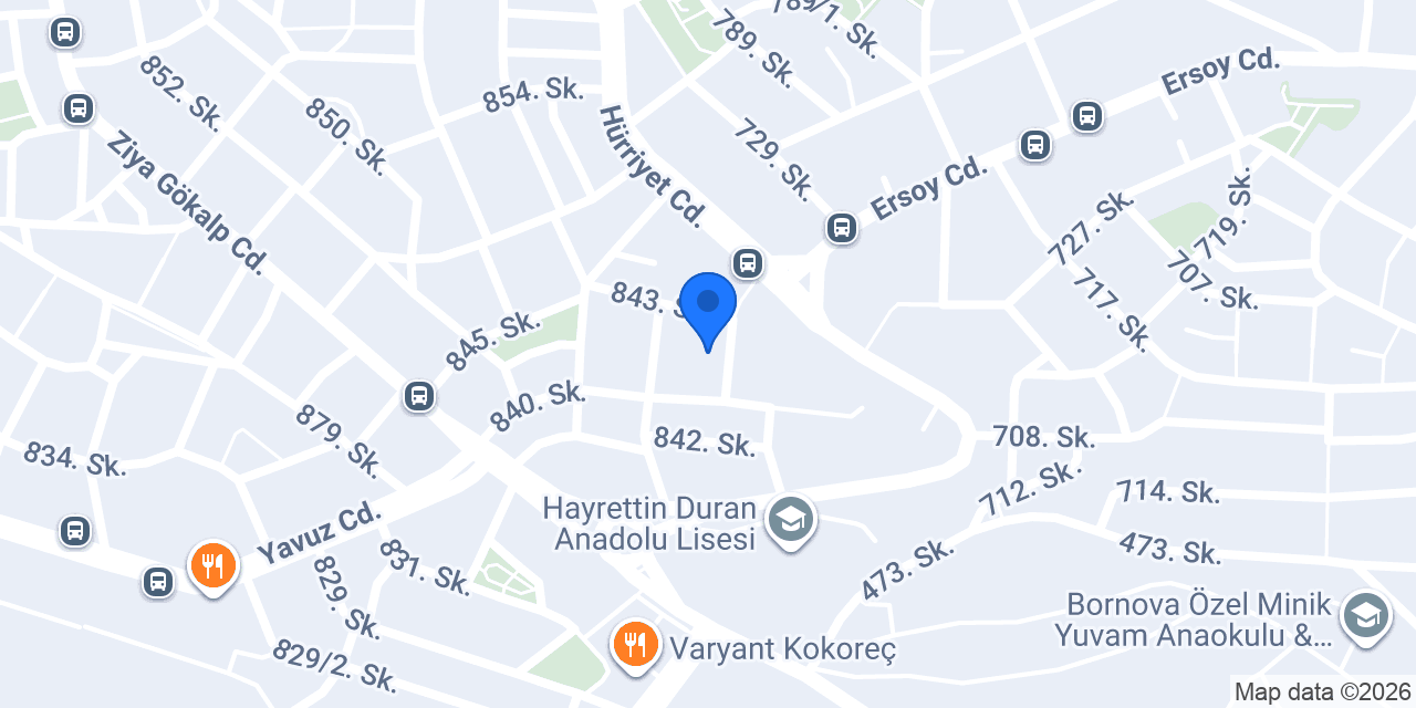 Can Elektrik Bornova konumu