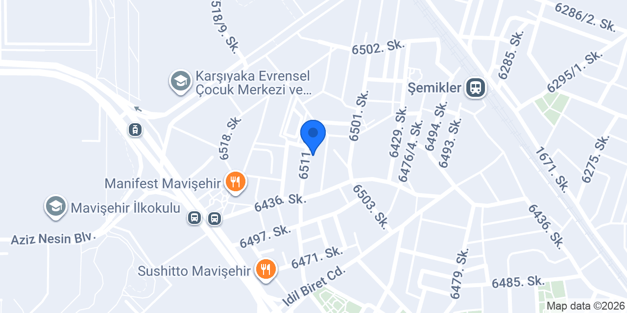 Mavişehir Denge VIP Kurs konumu