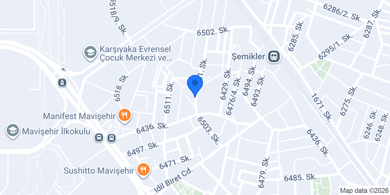 Pasta Kodu Karşıyaka konumu