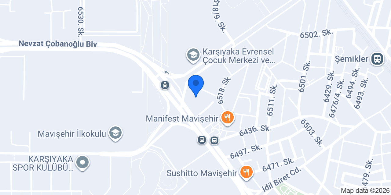 Yapı Kredi - Atakent Şubesi konumu