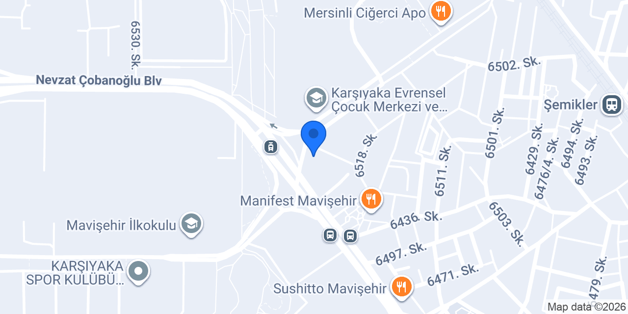 Akbank Mavişehir Şubesi konumu