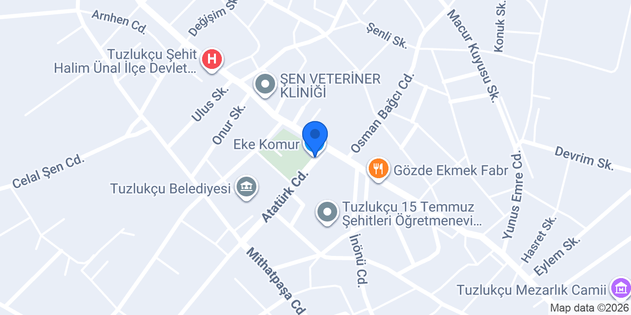 Eke Komur konumu