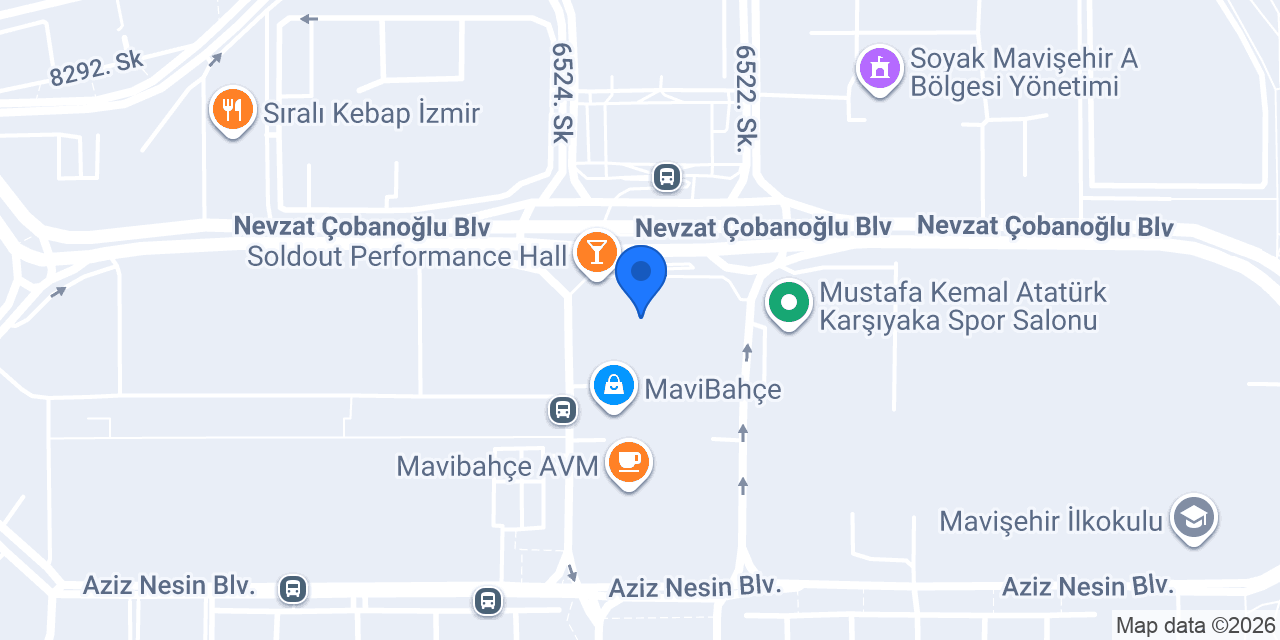Kırmızı Kedi Mavibahçe konumu