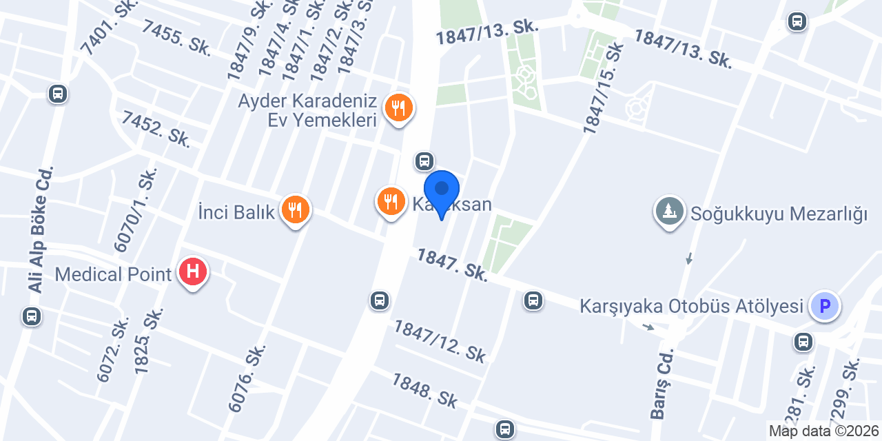 Erşen Avukatlık Bürosu konumu
