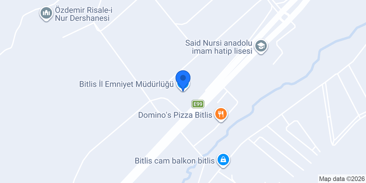 Bitlis İl Emniyet Müdürlüğü konumu