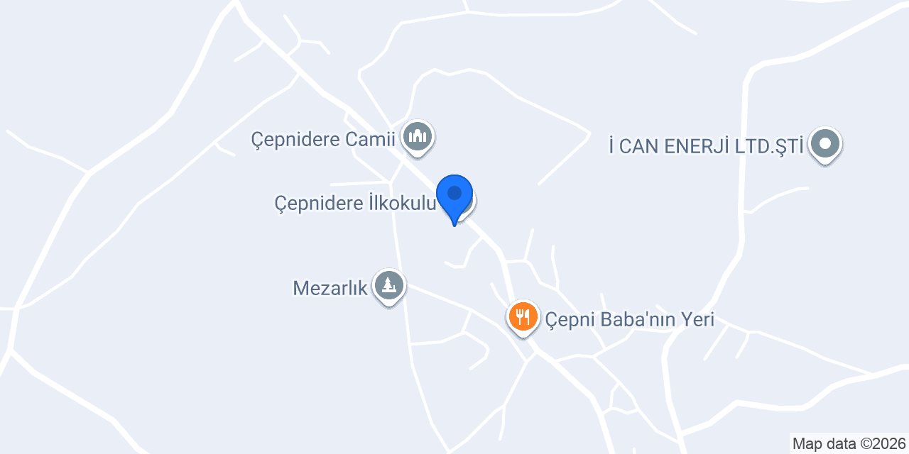 Çepnidere İlkokulu konumu